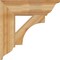 Ekena Millwork Westlake Traditional Rough Sawn Bracket, Western Red Cedar, 6"W x 24"D x 24"H BKT06X24X24WTL01RWR - alternate 4